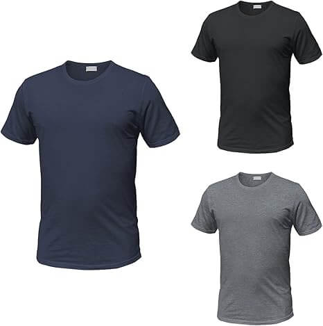 T-Shirt Enrico Coveri Girocollo Art. 1100 Cotone Pettinato Pack 3pz. Assortito