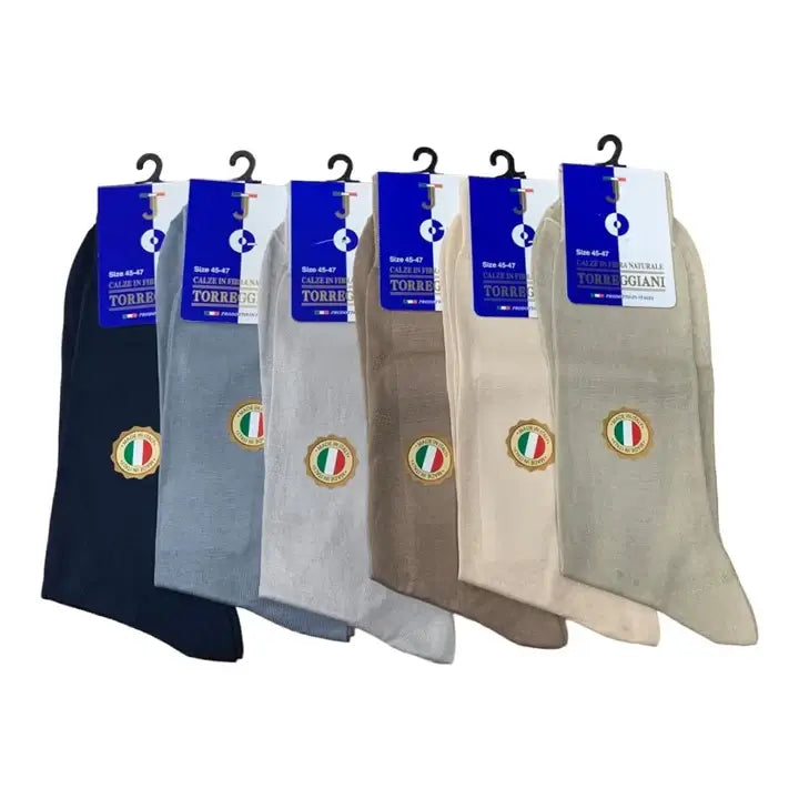 Torreggiani Calzini Lunghi Filo Di Scozia Pack 6pz.