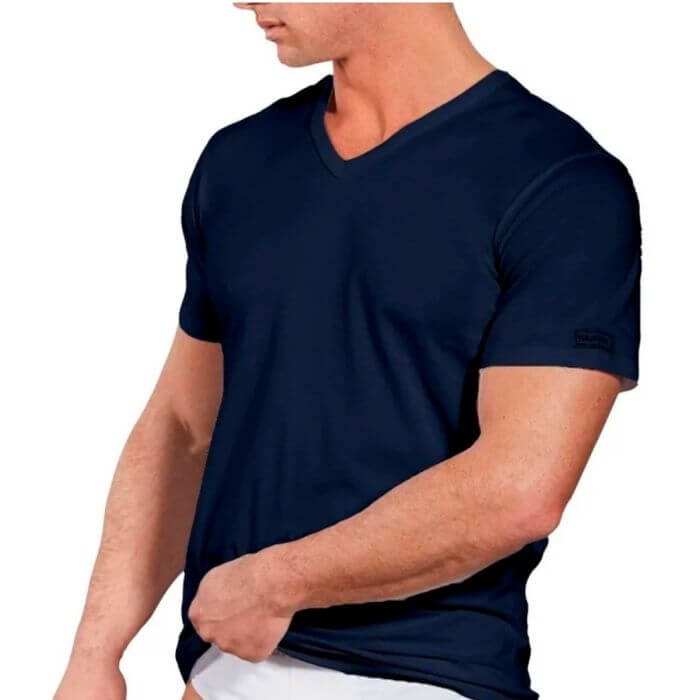 T-Shirt Navigare Scollo V Jersey art.512 Pack 3 pz. Assortite