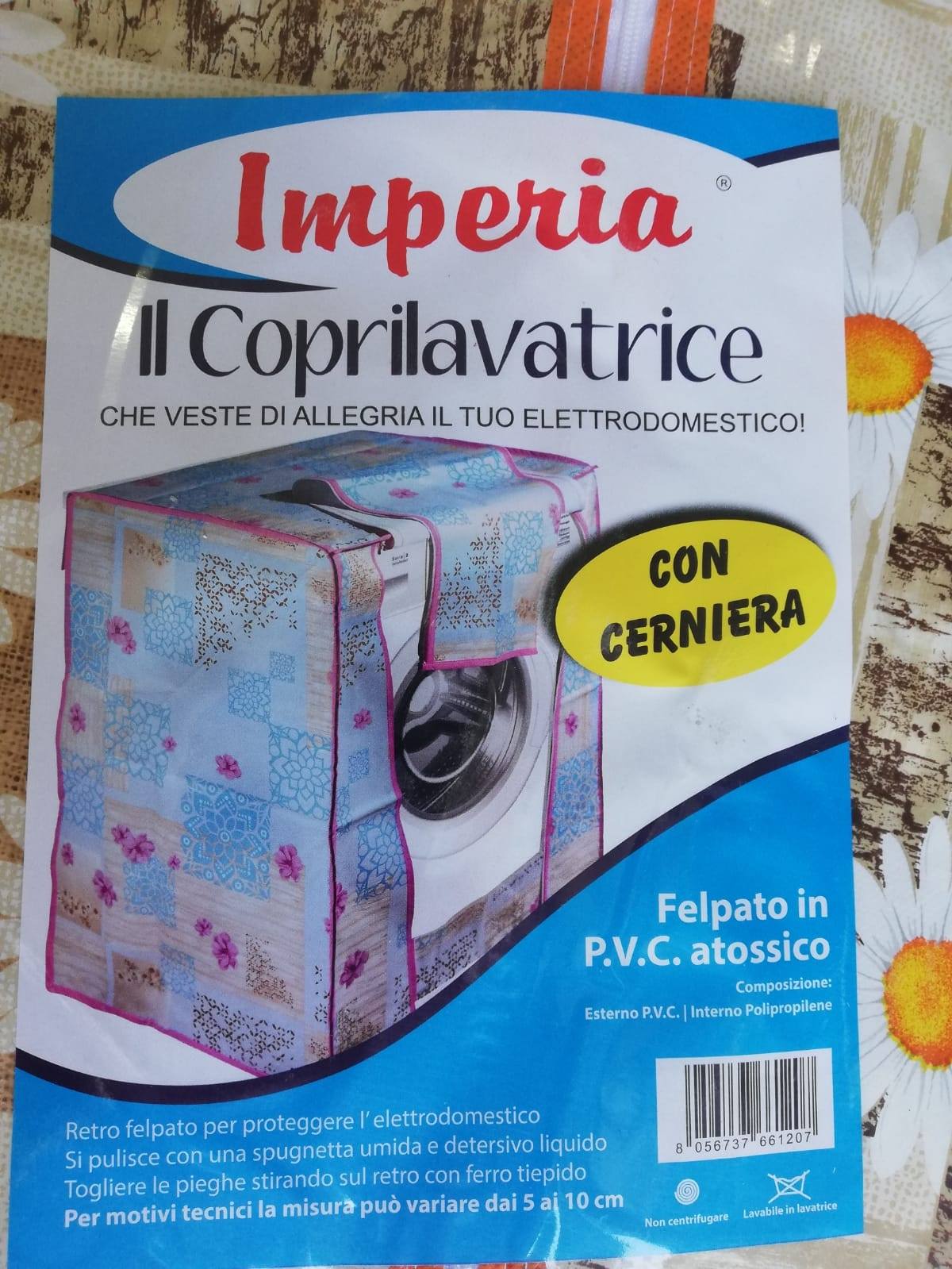 Imperia Copri Lavatrice Plastificato