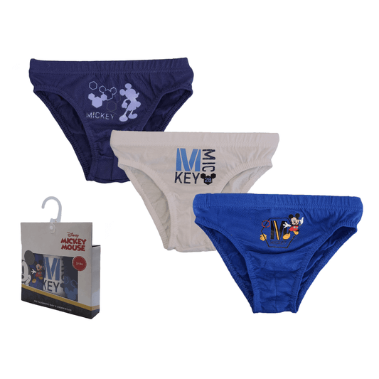 Slip Bimbo Mickey Mouse Pack 3pz.