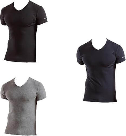 T-Shirt Enrico Coveri Scollo a V Uomo art. 1001 Bielastico Pack 3pz. Assortito