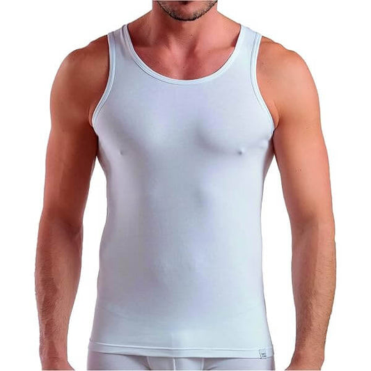 Canotta Enrico Coveri Cotone Pettinato Art.1102 Bianche 3pz.