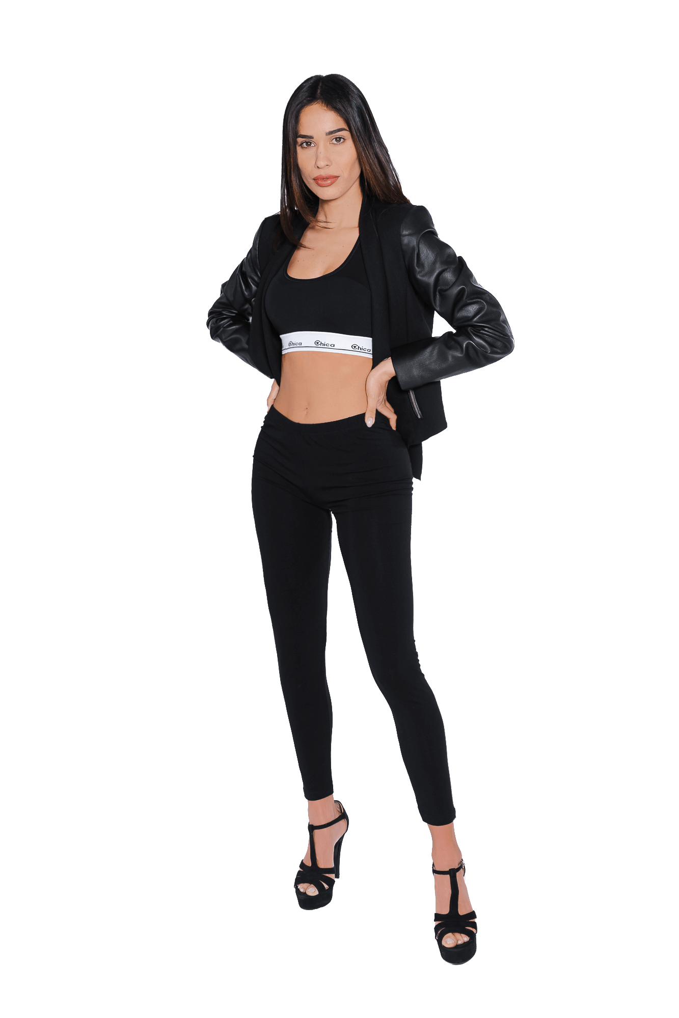 Chica Leggings Basic Donna