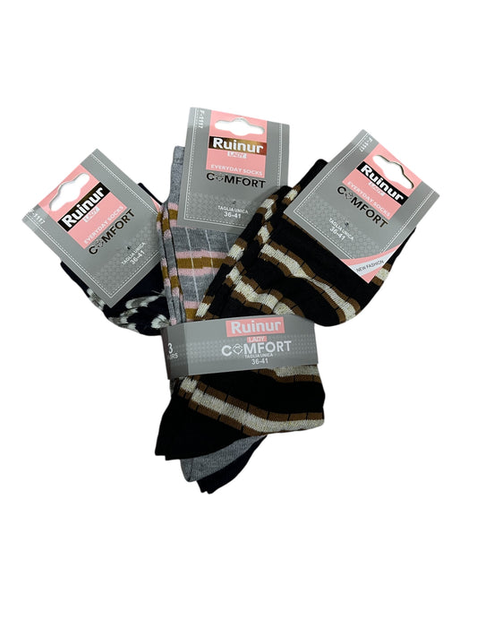 Ruinur Calzini Uomo e Donna Fantasia 3 Paia