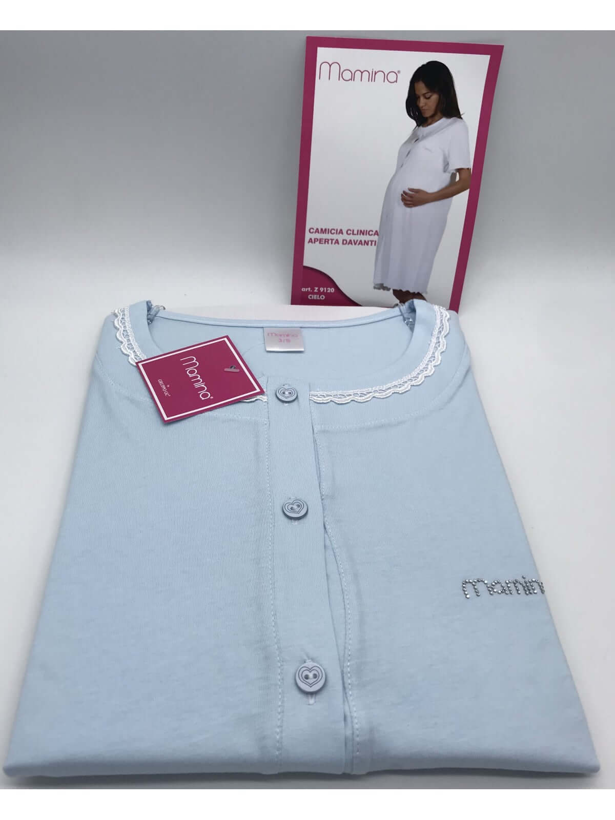 Mamina Camicia Da Notte Clinica Aperta Avanti art. z9120