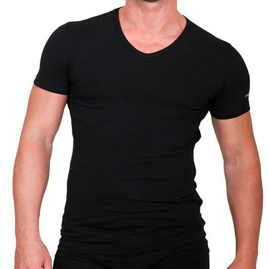T-Shirt Enrico Coveri Scollo a V Pettinato art.1101 Assortito Pack 3pz.